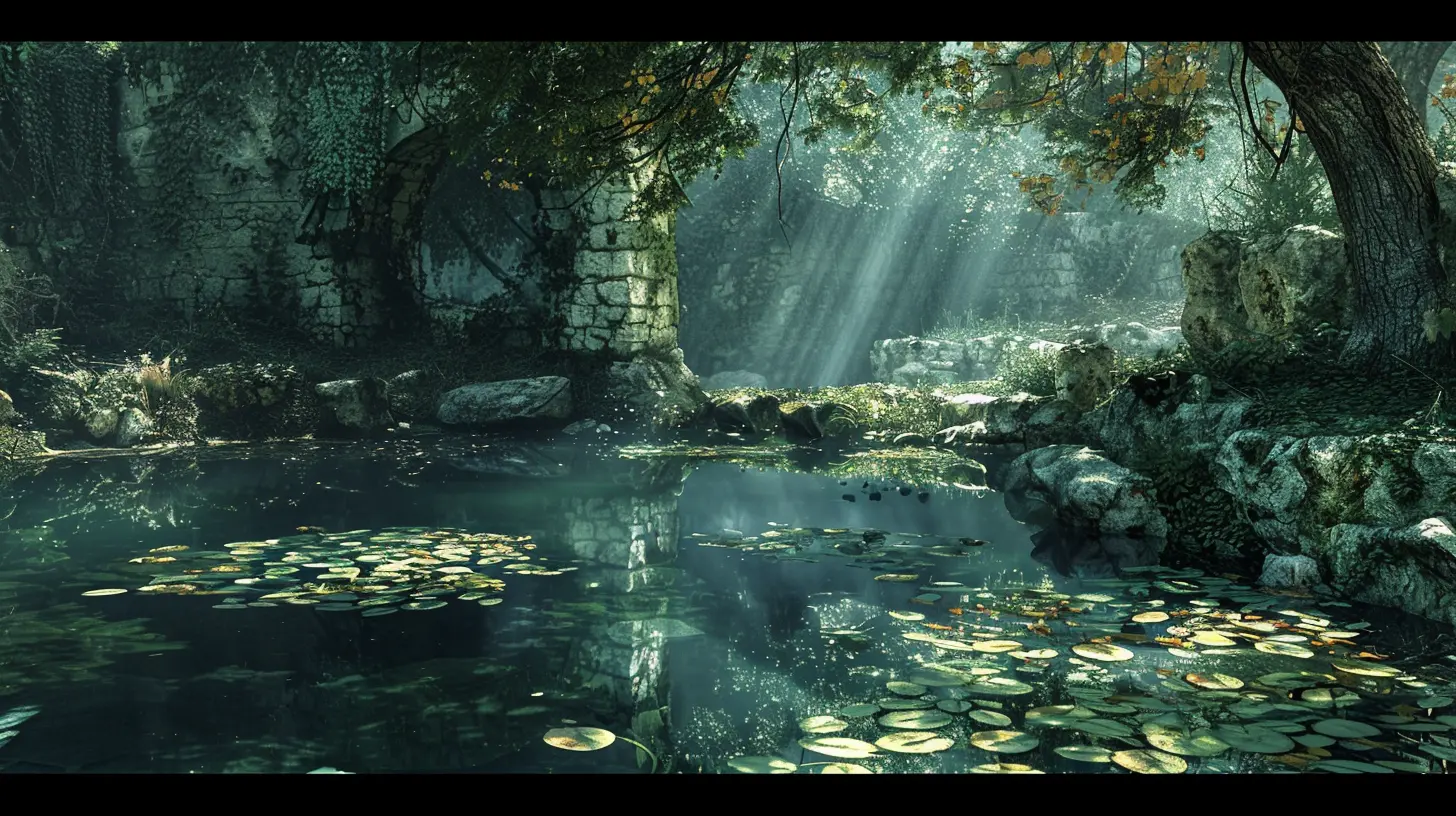 Analyzing the Use of Shadows and Reflections in Game Art