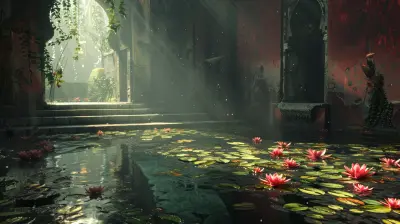 Analyzing the Use of Shadows and Reflections in Game Art