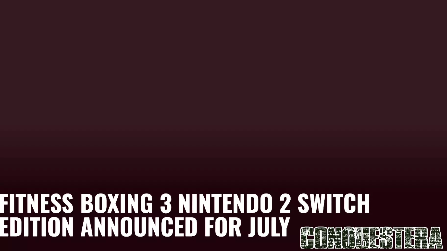 Fitness Boxing 3 Nintendo 2 Switch Edition Announced for July