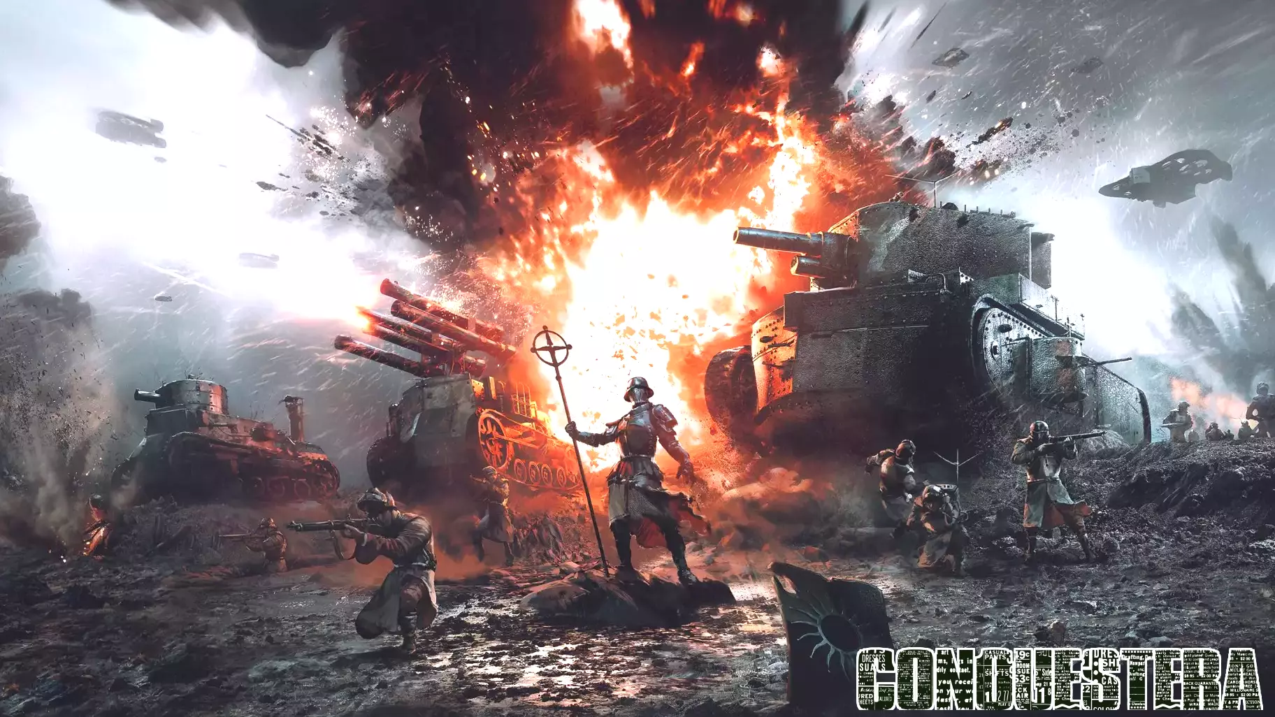From Pixels to Paint: How Darek Zabrocki Fuses 3D and 2D Effects for Game Key Art