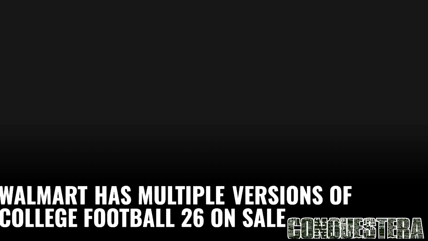 Walmart Launches Exclusive College Football 26 Editions